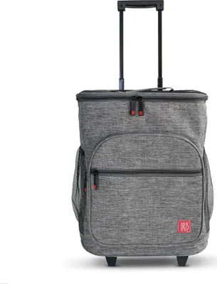 Obrázek produktu pro Chladicí taška s kolečky 35l - šedý melír
