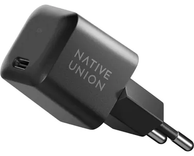 Zdjęcie produktu dla Native Union 30W USB-C Fast GaN PD Wall Charger Black