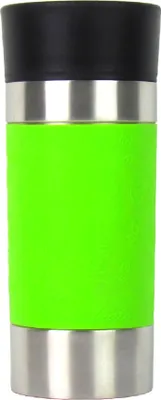 Produktbild von Isolierbecher – Tumbler – Fassungsvermögen 360ml – Doppelwandig mit Quick-Press Verschluss (Grün)