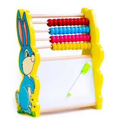 Produktbild von Pädagogischer Holzabakus Kaninchen