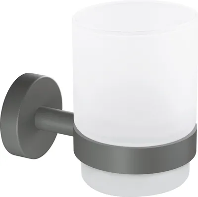 Image de tesa MOON GREY Zahnbürstenhalter mattschwarz