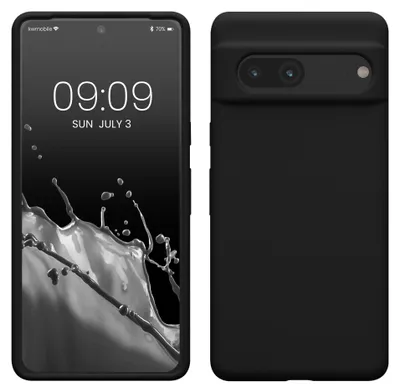 Produktbild von kwmobile Handyhülle für Google Pixel 7 Hülle, für Pixel 7 Case - Hülle Silikon - kabelloses Laden - Heidelbeerblau