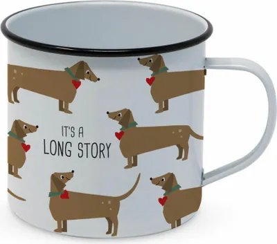 Produktbild von PPD Long Story Happy Metal Mug, Kaffeetasse, Becher, Tasse, Metall, 500 ml, 180002669