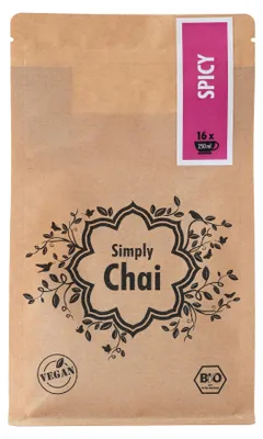 Produktbild von Simply Chai  & Vegan Spicy 250g Beutel