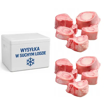 Produktbild von Rindermarkknochen, kreuzweise geschnitten 2 kg - Schronisko Bukowina