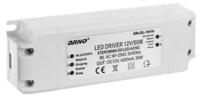 Obrázek produktu pro Napájecí zdroj pro LED 12VDC 50W, IP20