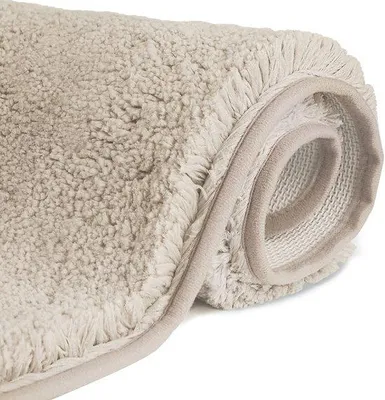 Produktbild von Antislip-Badmat, 50 x 80 cm, machinewasbar, beige, microvezel, Badkammer, Dusche