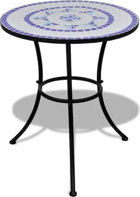Produktbild von vidaXL 3-tlg. Bistro-Set Keramikfliesen Blau und Weiß