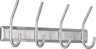 Produktbild von ALCO Wandgarderobe 2841 13x7x31,5cm Metall silber