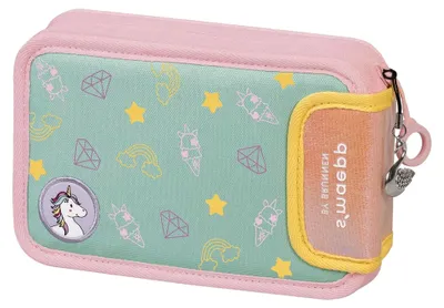 Produktbild von Federmäppchen von s'maep by BRUNNEN mit 2 Klappen und Einhorn-Motiv
