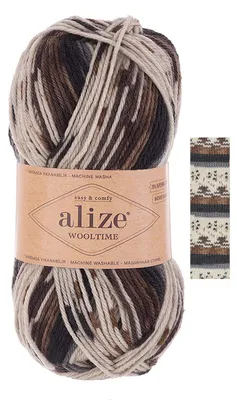 Produktbild von Strickgarn Alize Wooltime 100g 75% Wolle 100 Strickgarn Häkelgarn Farbwahl