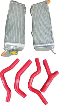 Image de Radiateur, alliage d'aluminium, capacité de refroidissement améliorée, ROUGE