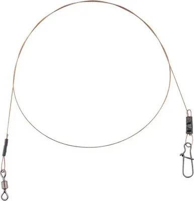 Produktbild von Spro Pike Fighter Stahlvorfach 1x19 mit Wirbel und Snap 20 cm 18 lbs