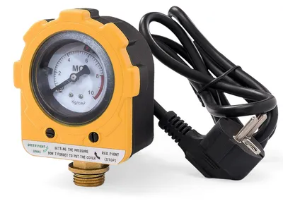 Wasserpumpen-Druckschalter, 0-10 bar, elektronisch, 220 V, EU-Stecker