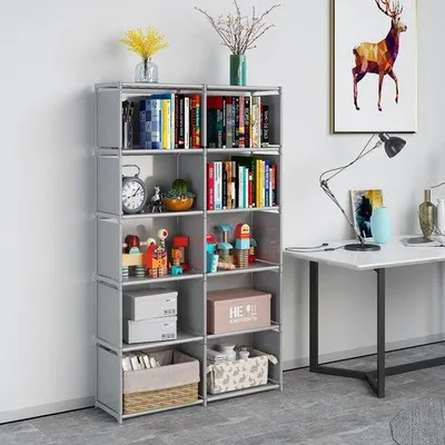 Produktbild von Schrankregal, 80x31x156 cm, für Wohnzimmer, Schlafzimmer, Büro