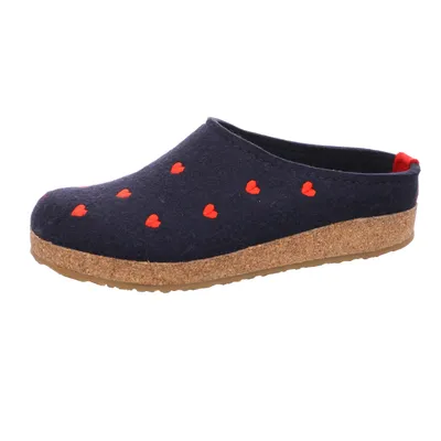 Produktbild von Haflinger Grizzly Cuoricini Hausschuh Blau