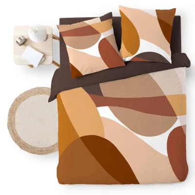 Produktbild von Komplettes Baumwoll-Bettwäsche-Set, 3-teilig BOOGIE, 200 x 200 cm