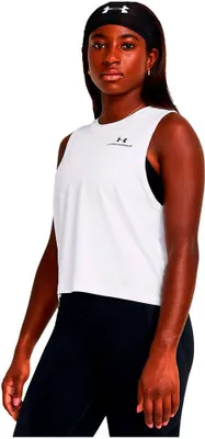 Immagine prodotto di Under Armour Rush Energy Crop Maglietta senza maniche Bianco S Donna Bianco S