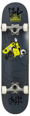 Produktbild von Enuff Skully Mini-Skateboard für Kinder | 7,25 Zoll Schwarz