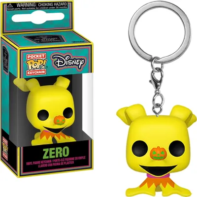 Produktbild von The Nightmare Before Christmas - Zero - Schlüsselanhänger Funko Pocket POP! Keychain