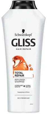 Obrázek produktu pro Gliss Kur, Total Repair, etrn ampon pro opravu vlas, 400 ml