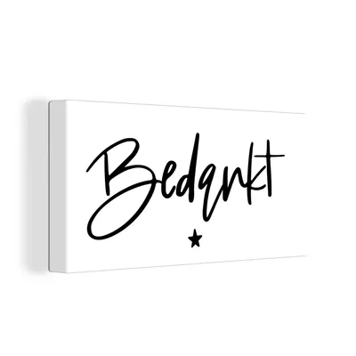 Obrázok produktu pre OneMillionCanvasses® - Maľba na plátne - Obraz na plátne Nástenná maľba na plátne - Príslovia - Citáty - Kolega - Ďakujem - 40x20cm - Fotografia na
