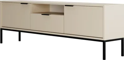 Zdjęcie produktu dla Szafka RTV AUSTIN 175 kaszmir/czarna