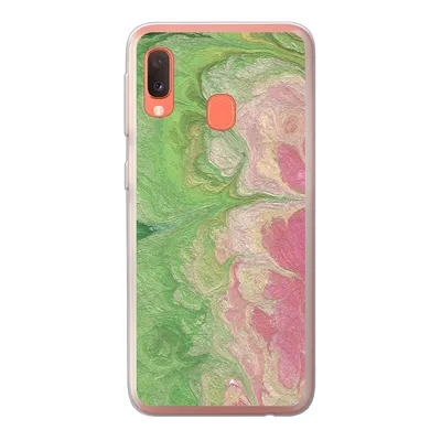 Produktbild von MuchoWow® Handyhülle Schutzhülle Hülle für Samsung Galaxy A20e Farbe - Kunst - Psychedelisch Silikon Softcase Handy Hülle - Abdeckung