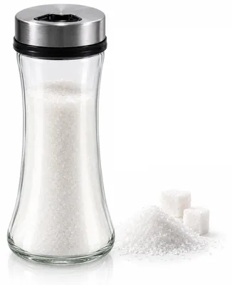 Zuckerstreuer Glas 200 ml mit Drehdeckel, variabler Streuöffnung