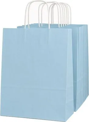 Obrázek produktu pro Papírová taška na dárky, balení 240 x 100 x 320, modrá, 10 kusů