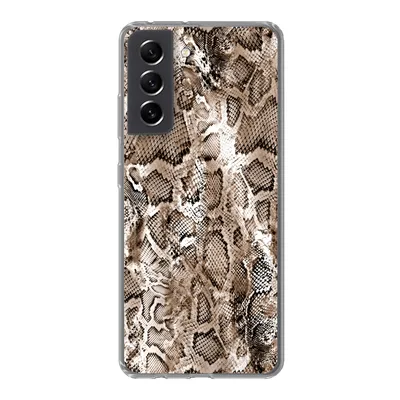 Produktbild von MuchoWow® Handyhülle Schutzhülle Hülle für Samsung Galaxy S21 FE Tiermuster - Schlange - Haut Silikon Softcase Handy Hülle - Mobiltelefonhülle