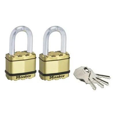 Image de Lot de 2 cadenas en laiton M5BEURTLF - Master Lock Excell - 50mm