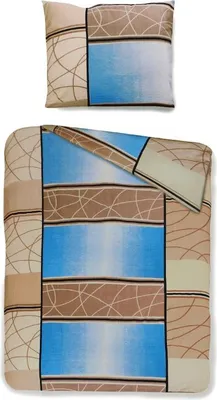 Produktbild von Biber Bettwäsche 100% BW 135x200/80x80cm RV Des. P-276 camel