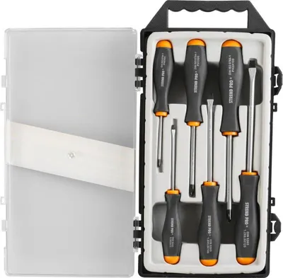 Produktbild von Schraubendrehersatz Strend Pro SD0641, 6-teilig, Schlitz + Phillips