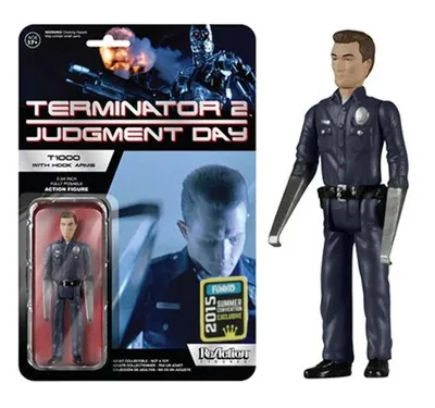 Produktbild von Terminator T-1000 w Hook Arms ReAction Actionfigur 10 cm SDCC Exclusive