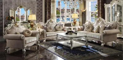Produktbild von Klassische Design Sofagarnitur 3+2 Sitzer Garnitur Sofa Luxus Sofas 2 tlg Set