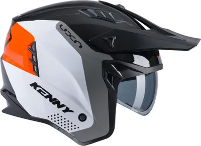 Image de Casque Kenny Racing Open Miles Graphic Noir/Orange Vel. M