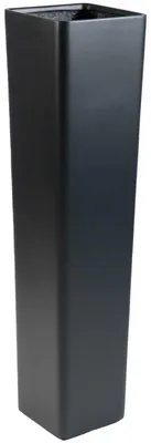 Produktbild von VIVANNO Bodenvase Fiberglas ALTEZA Säule, Anthrazit matt - 25x25x100 cm