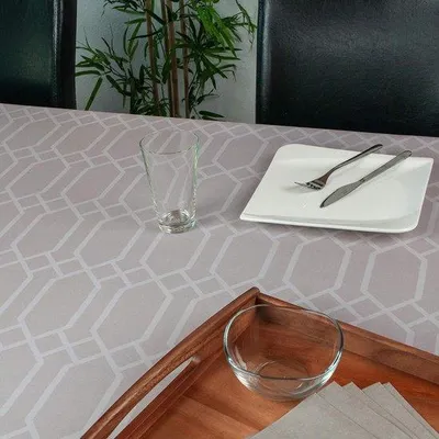Produktbild von Famanu Tischdecke mit Teflonbeschichtung - 140 x 240 cm, beige