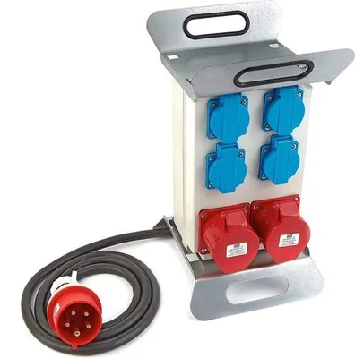 Produktbild von Elektrische Schaltkasten - 400/230 Volt - 2x 400V, 4x 230V