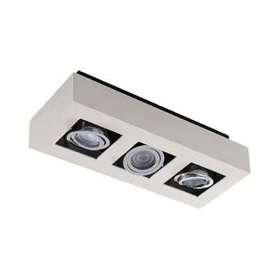Produktbild von Arcchio Strahler Vince, 36 cm, 3-flammig, weiß/chrom, GU10