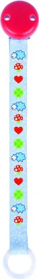 Produktbild von Heimess 763980 Schnullerkette Schaf, blau (1 Stück)