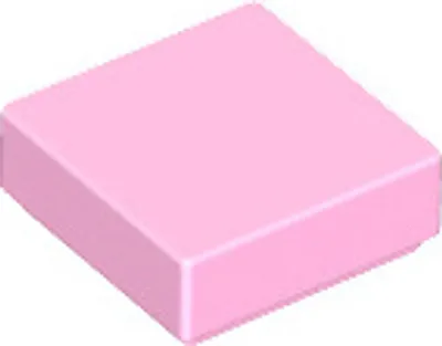 Immagine prodotto di 25 pezzi LEGO, parte c. 3070 in rosa chiaro