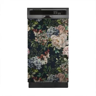 Produktbild von Magnete Dekorative 45x70 cm Küche Magnetmatte Spülmaschine - Muster mit Blumen