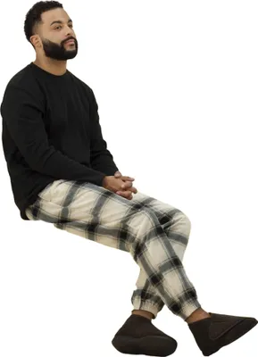Produktbild von Lazy Dogz - Damen Hausschuh-Stiefel "Drake II" GS846 (45,5 EU) (Braun)