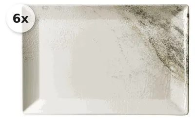 Produktbild von Servierplatte 34x23cm 6er Set Arezzo