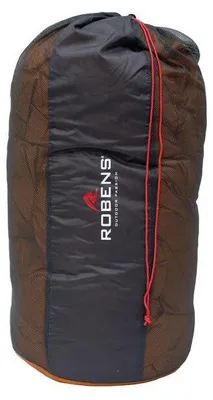 Productafbeelding van Robens Scoria UL -6C slaapzak voor kamperen, regular (180 cm), oranje, met linker rits