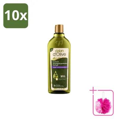 Zdjęcie produktu dla 10 sztuk żelu pod prysznic Dalan d'Olive, relaksujący - 400 ml - zestaw ekonomiczny