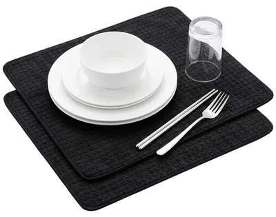 Productafbeelding van Microvezel afdruipmat - Absorberend voor servies - 2 stuks - 50x38 cm
