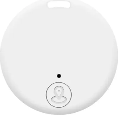 Zdjęcie produktu dla Mały Lokalizator Bluetooth Kluczy Portfela Psa Kota Bagażu Biały